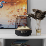 NNEDSZ LP90 Black 360° Bluetooth Home Theater Speaker - LED Light Effect, 120W Surround Sound
