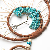 NNEDSZ Handmade Dream Catcher with Feathers - Bohemian Wall Hanging Decorative Wind Chime