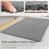 NNEDSZ Cat Head Brown Non-Slip Loofah-Style Bathroom Mat - Quick-Dry and Soft 40*60cm