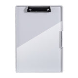 NNEDSZ Light Gray A4 Plastic Document Storage Clipboard - Portable and Durable