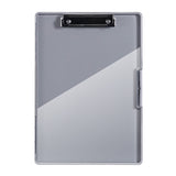 NNEDSZ Dark Gray A4 Plastic Document Storage Clipboard - Portable and Durable