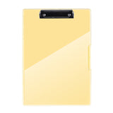 NNEDSZ Yellow A4 Plastic Document Storage Clipboard - Portable and Durable