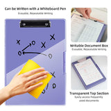 NNEDSZ Yellow A4 Plastic Document Storage Clipboard - Portable and Durable