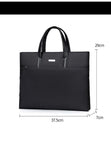 NNEDSZ Black Lightweight Business Tote Bag - Durable and Stylish for Work and Travel
