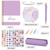 NNEDSZ Kids Creative Journal Gift Set(Purple) - Notebook, Pen, Stickers, and Accessories
