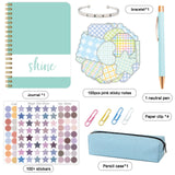 NNEDSZ Kids Creative Journal Gift Set(Green) - Notebook, Pen, Stickers, and Accessories