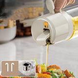 NNEDSZ 550ml Oil Sprayer and Pourer Bottle - Dual Function for Cooking