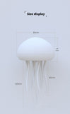 NNEDSZ Hanging With Base Style Jellyfish Shaped Night Light - 1000mAh Rechargeable LED Lamp