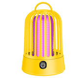 NNEDSZ Yellow Electric Mosquito Killer Lamp with Dual Modes - 1200MA USB Rechargeable