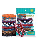 NNEDSZ Natural Mosquito Repellent Bracelet - Adjustable and Long-Lasting, Set B (12PCS, Random Colors)