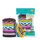 NNEDSZ Natural Mosquito Repellent Bracelet - Adjustable and Long-Lasting, Set 1 (12PCS, Random Colors)