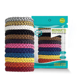 NNEDSZ Natural Mosquito Repellent Bracelet - Adjustable and Long-Lasting, Set 2 (12PCS, Random Colors)