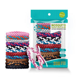 NNEDSZ Natural Mosquito Repellent Bracelet - Adjustable and Long-Lasting, Set 3 (12PCS, Random Colors)