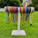 NNEDSZ Natural Mosquito Repellent Bracelet - Adjustable and Long-Lasting, Set 3 (12PCS, Random Colors)