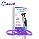 NNEDSZ Purple Calming Collars for Dogs - Natural Stress Relief, Adjustable, 4 Pack