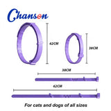 NNEDSZ Pink Calming Collars for Cats - Natural Anxiety Relief, Adjustable, 3 Pack (2 set/6PCS)
