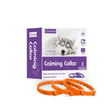 NNEDSZ Orange Calming Collars for Dogs - Natural Stress Relief, Adjustable, 3 Pack (2 set/6PCS)