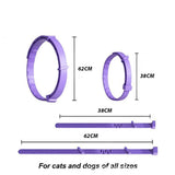 NNEDSZ Orange Calming Collars for Dogs - Natural Stress Relief, Adjustable, 3 Pack (2 set/6PCS)