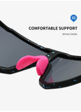 NNEDSZ UV400 Sports Sunglasses with Polarized TAC Lens - Black/Green