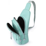 NNEDSZ Waterproof Crossbody Sling Bag with Adjustable Strap - Yellow