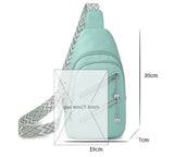 NNEDSZ Waterproof Crossbody Sling Bag with Adjustable Strap - Yellow