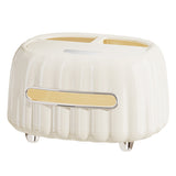 NNEDSZ Multi-Functional Tissue Box Organizer with Storage Compartments - Green