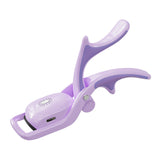 NNEDSZ Purple Electric Heated Eyelash Curler - 3 Temperature Settings, Rechargeable, Compact Design