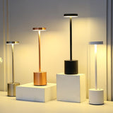 NNEDSZ Touch-Control LED Table Lamp with Adjustable Color Modes - Rose Gold