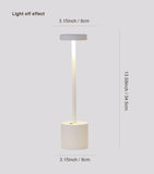 NNEDSZ Touch-Control LED Table Lamp with Adjustable Color Modes - Rose Gold
