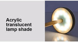 NNEDSZ Touch-Control LED Table Lamp with Adjustable Color Modes - Rose Gold