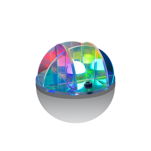NNEDSZ 3W LED Acrylic Crystal Ball Night Light with Adjustable Colors - USB Powered
