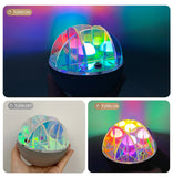 NNEDSZ 3W LED Acrylic Crystal Ball Night Light with Adjustable Colors - USB Powered