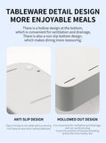 NNEDSZ Kitchen Tableware Rack - Non-Punching Installation, Gray