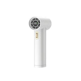 NNEDSZ White Portable High-Speed Turbo Fan with 2000mAh Battery and Multiple Attachments