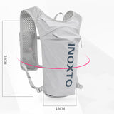 NNEDSZ Lightweight Hydration Running Vest with 5L Capacity and Reflective Strips, Blue