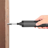 NNEDSZ 3.6V Li-ion Cordless Electric Screwdriver Set with 24 Bits, LED Light, and Torque Adjustment, 300rmp