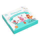 NNEDSZ Dinosaur Circus Matching Game for Kids with Wooden Dice and Timer