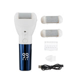 NNEDSZ Rechargeable Electric Callus Remover with Adjustable Speeds and LED Display Dark Blue