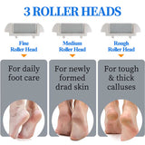 NNEDSZ Rechargeable Electric Callus Remover with Adjustable Speeds and LED Display Dark Blue