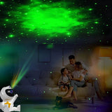NNEDSZ Astronaut Galaxy Projector Night Light with Remote Control(Pentagram)