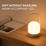 NNEDSZ Portable LED Night Light with 16 Colors, 4 Dimming Modes, and Remote Control