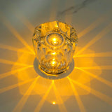 NNEDSZ Crystal LED Table Lamp with Starburst Effect, Rechargeable and Portable Design,Type B 90mm (H) *85mm (W)