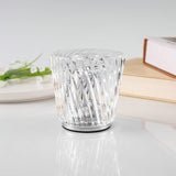NNEDSZ Crystal LED Table Lamp with Starburst Effect, Rechargeable and Portable Design,Type C 90mm (H) *88mm (W)