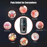 NNEDSZ Dual Output EMS/TENS Massage Device with 9 Modes and Type-C Charging, (8 Adhesive Pads)
