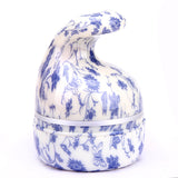NNEDSZ Blue Flowers Portable 3D Electric Massage Device with Adjustable Speeds and USB Charging