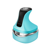 NNEDSZ Blue Rechargeable Electric Scalp Massager with Adjustable Speeds and LED Therapy