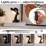 NNEDSZ Gold Creative Cowboy Hat USB Table Lamp for Home and Office Decor