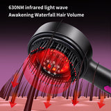 NNEDSZ WN-02 Red Multi-Function Red Light Massage Comb with 3 Modes and Rechargeable Battery