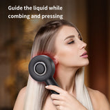 NNEDSZ WN-02 Gray Multi-Function Red Light Massage Comb with 3 Modes and Rechargeable Battery