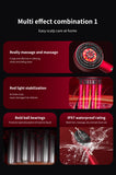 NNEDSZ WN-02 Gray Multi-Function Red Light Massage Comb with 3 Modes and Rechargeable Battery